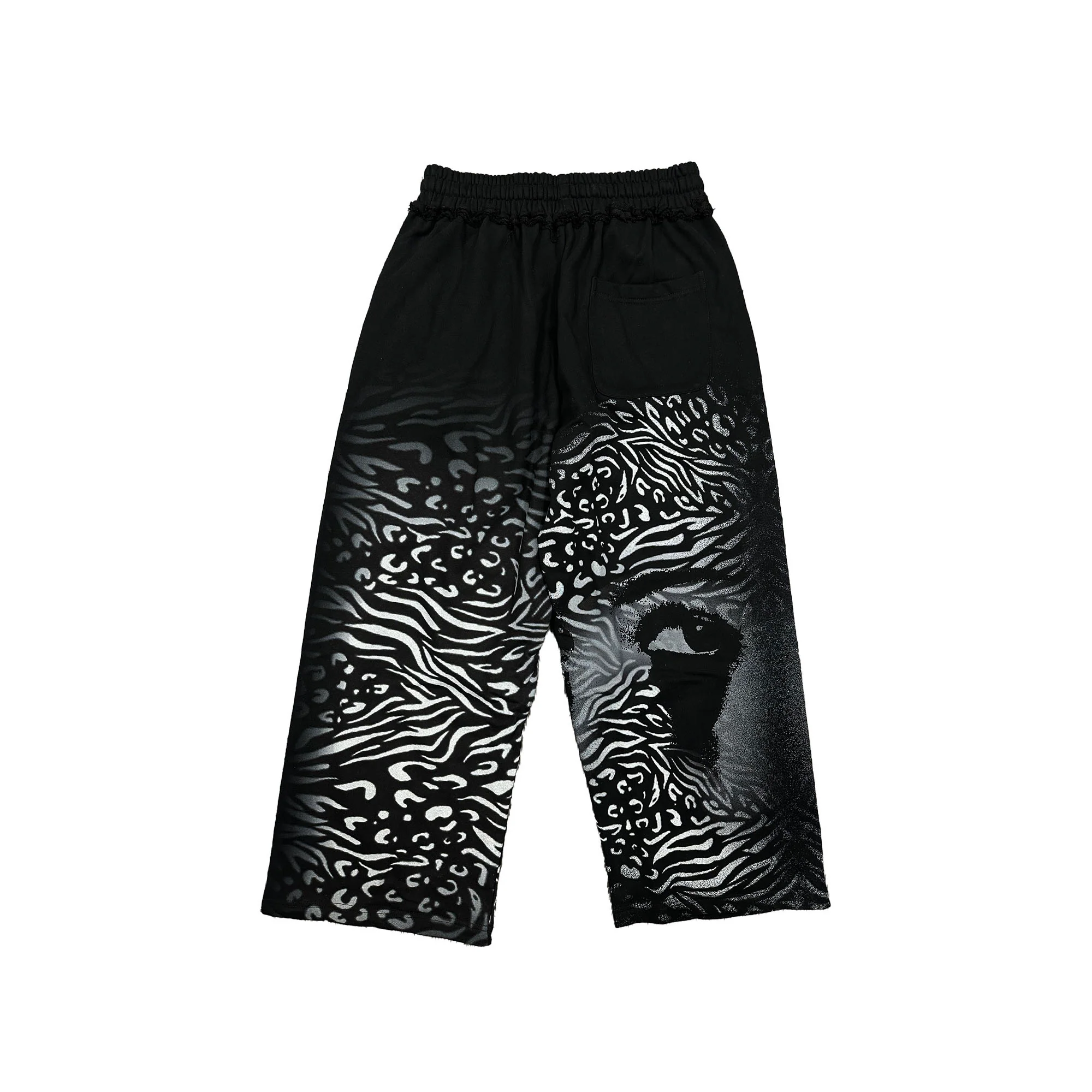Black ‘Striped’ Sweatpants - Image 2