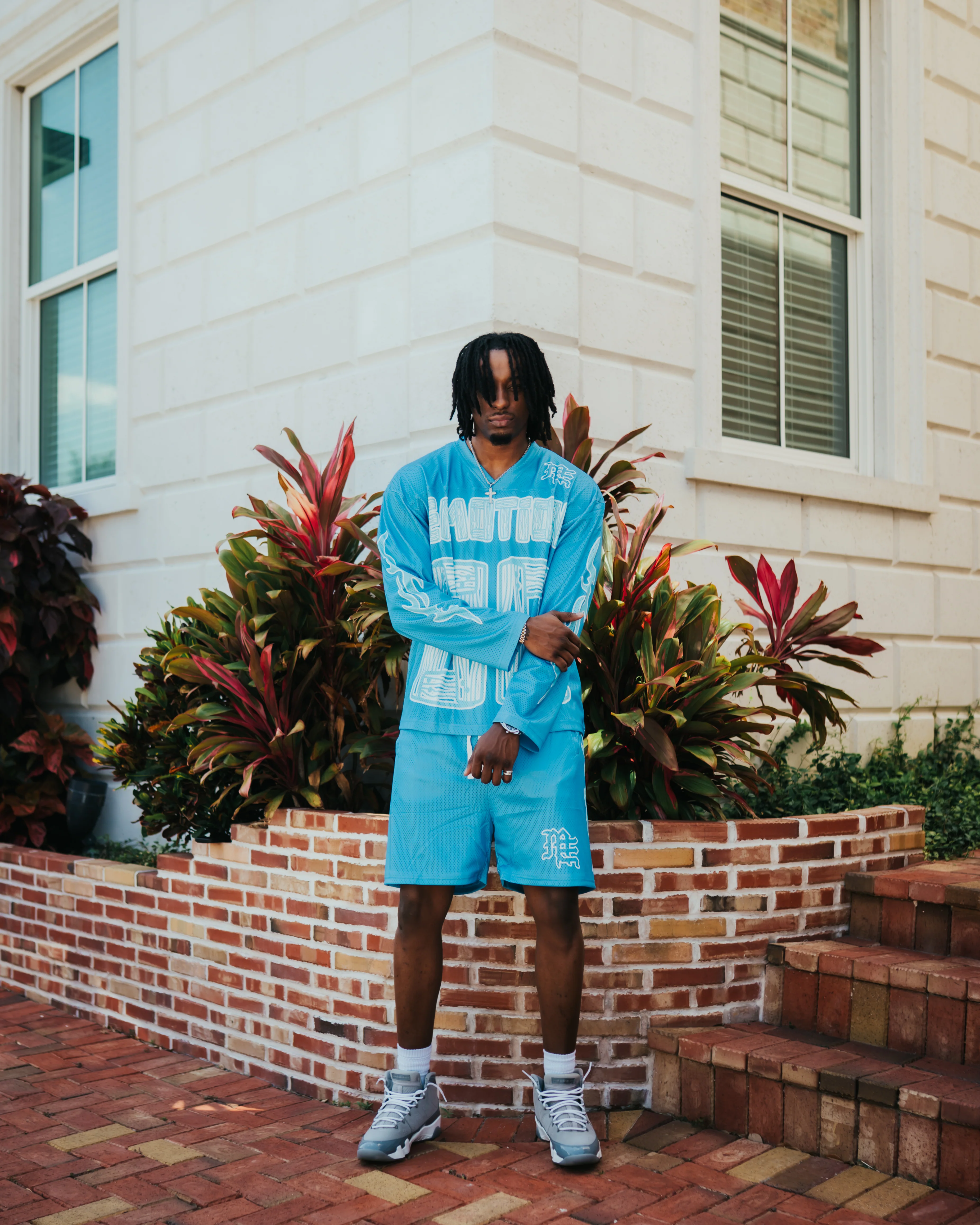 Blue “Lightning” shorts - Image 3