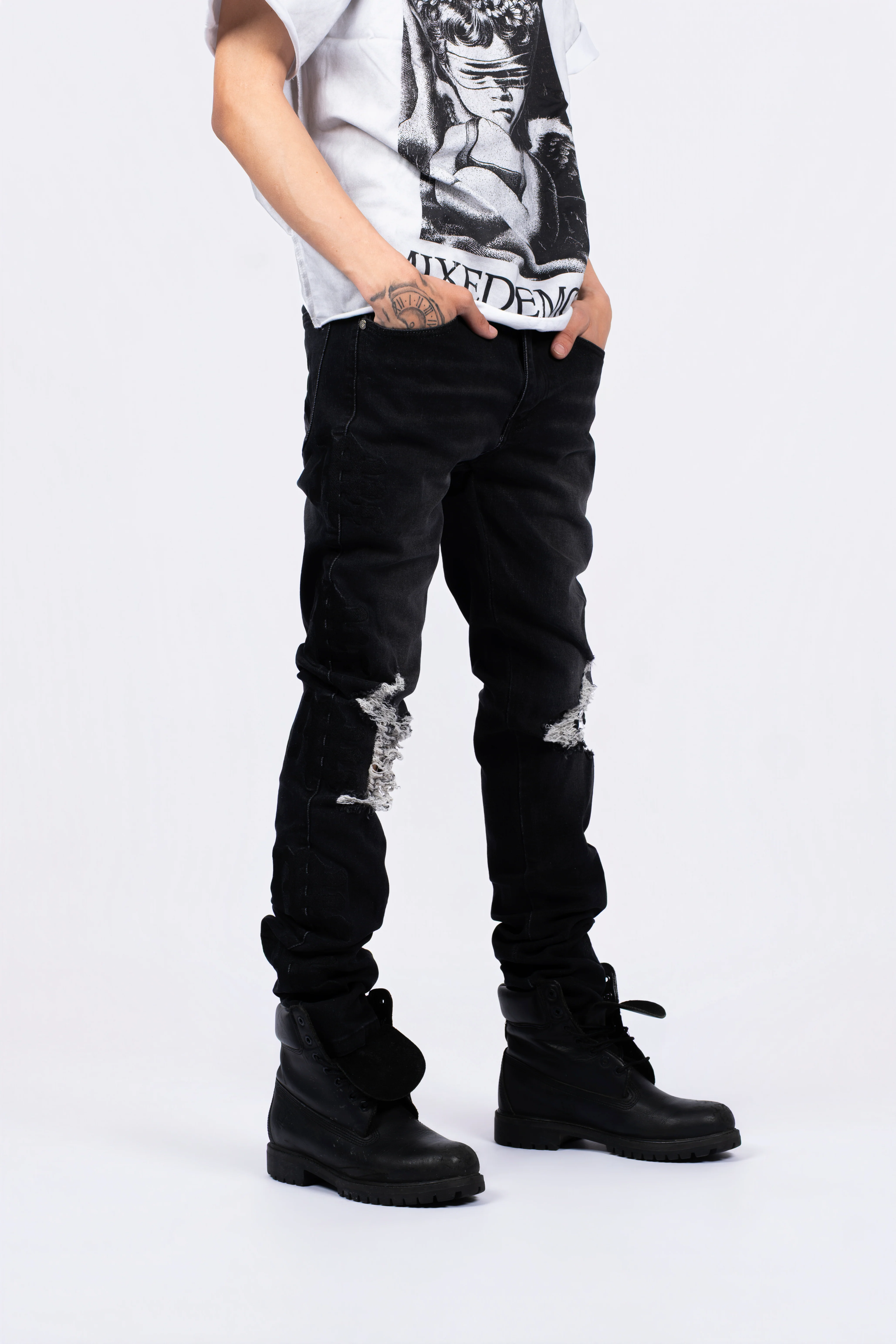 ‘Midnight’ Monogram denim - Image 4