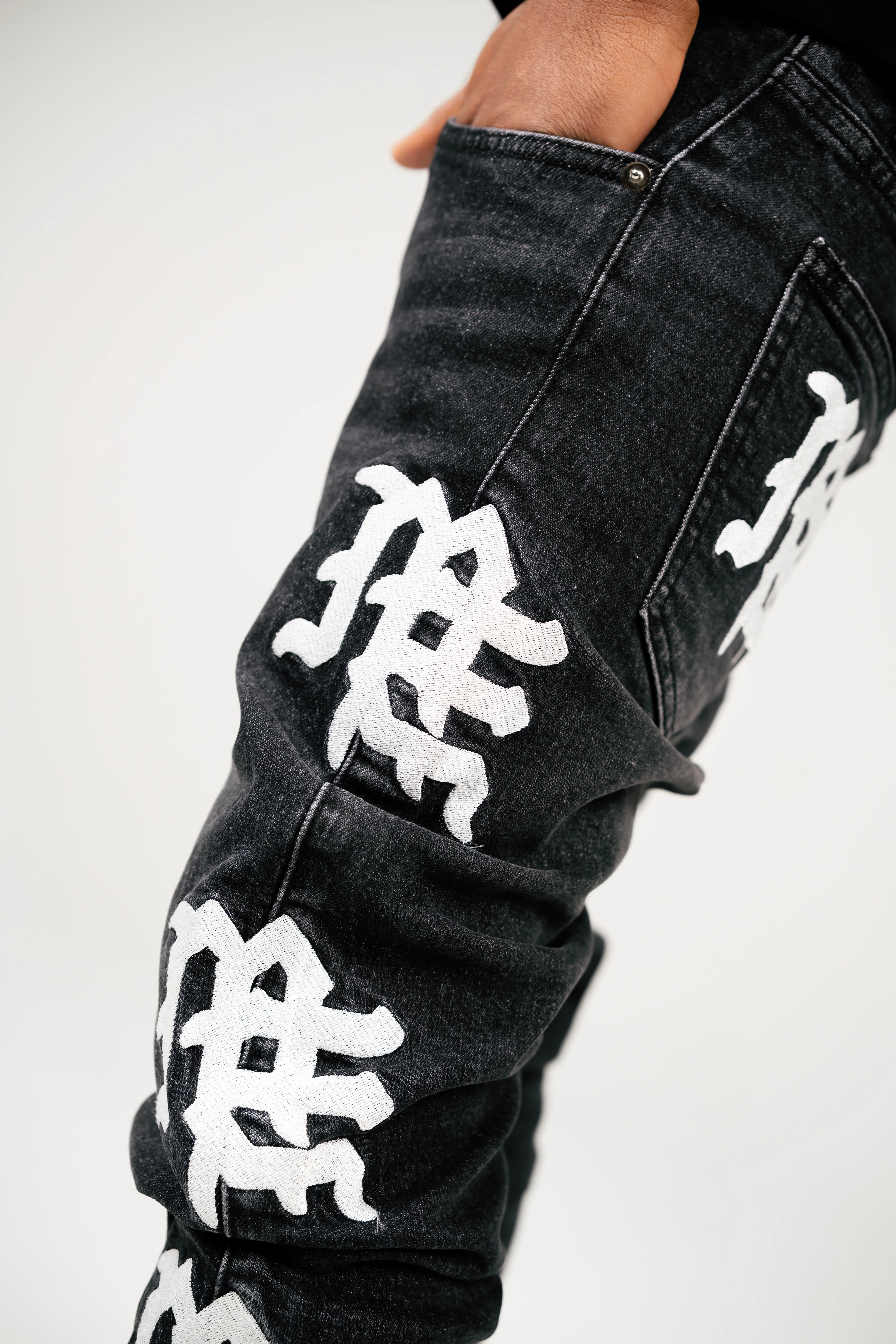 Monogram Denim Black Wash - Image 3