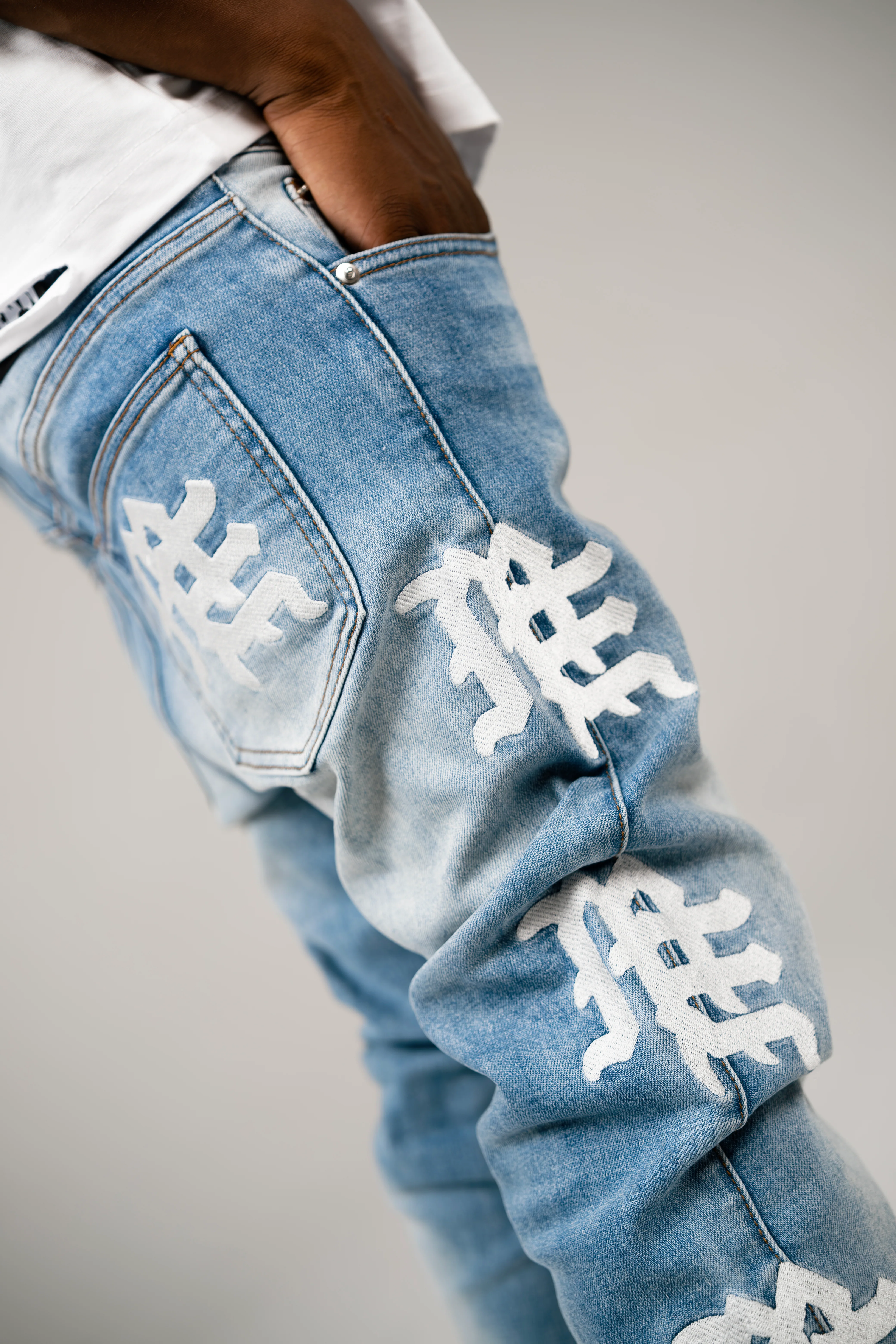 Monogram Denim Blue Wash - Image 4