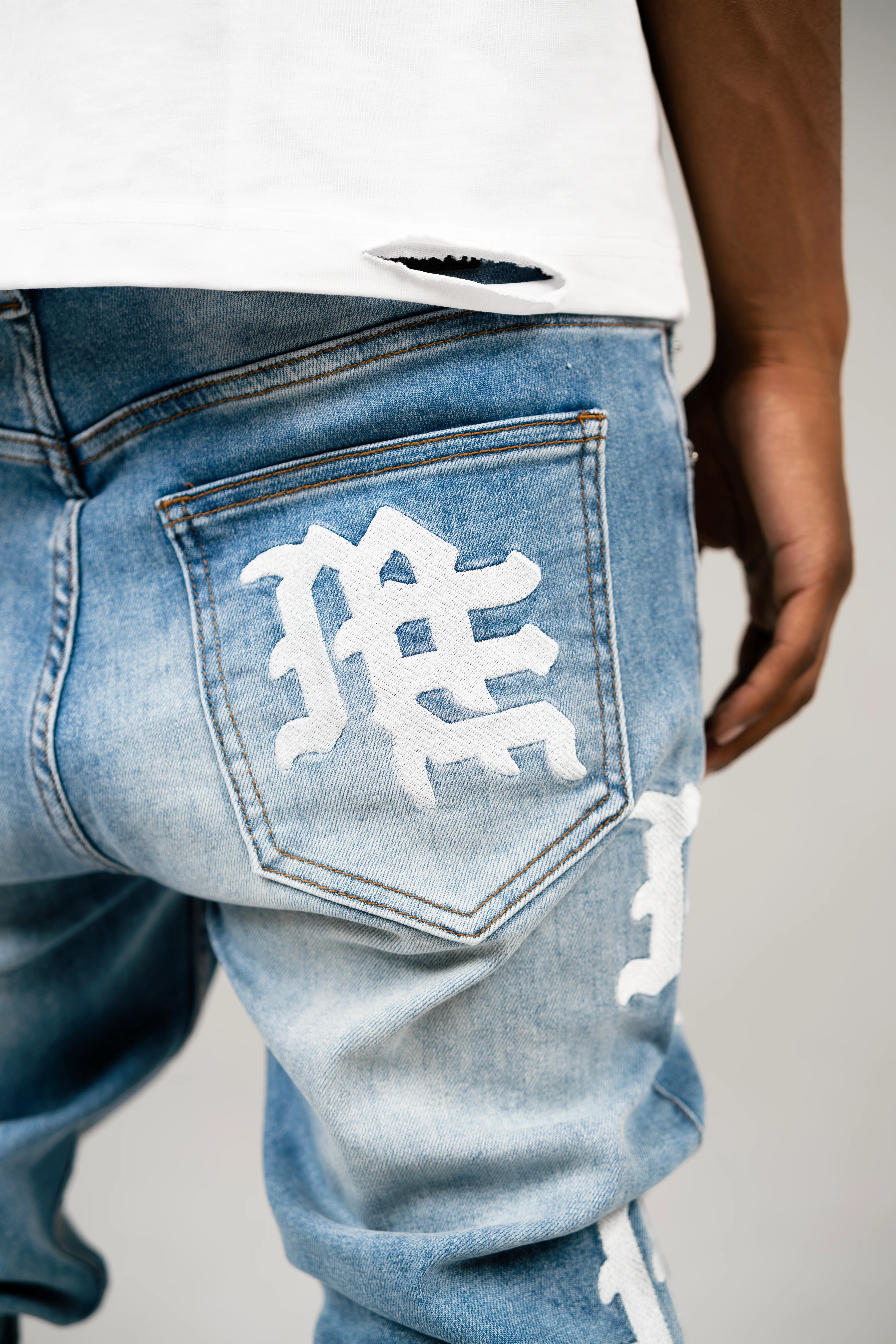 Monogram Denim Blue Wash - Image 5