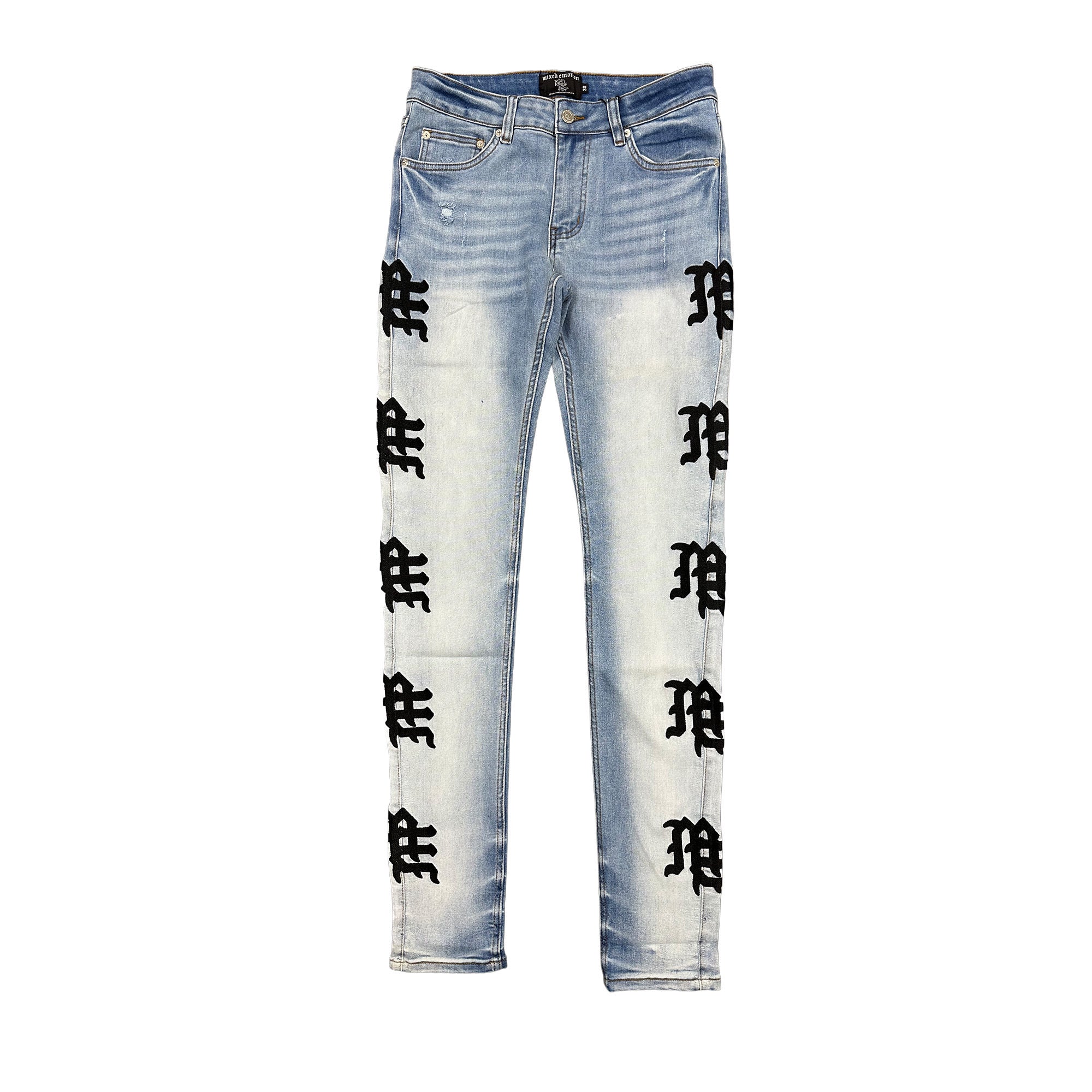 Monogram Denim Light Blue Wash - Image 5