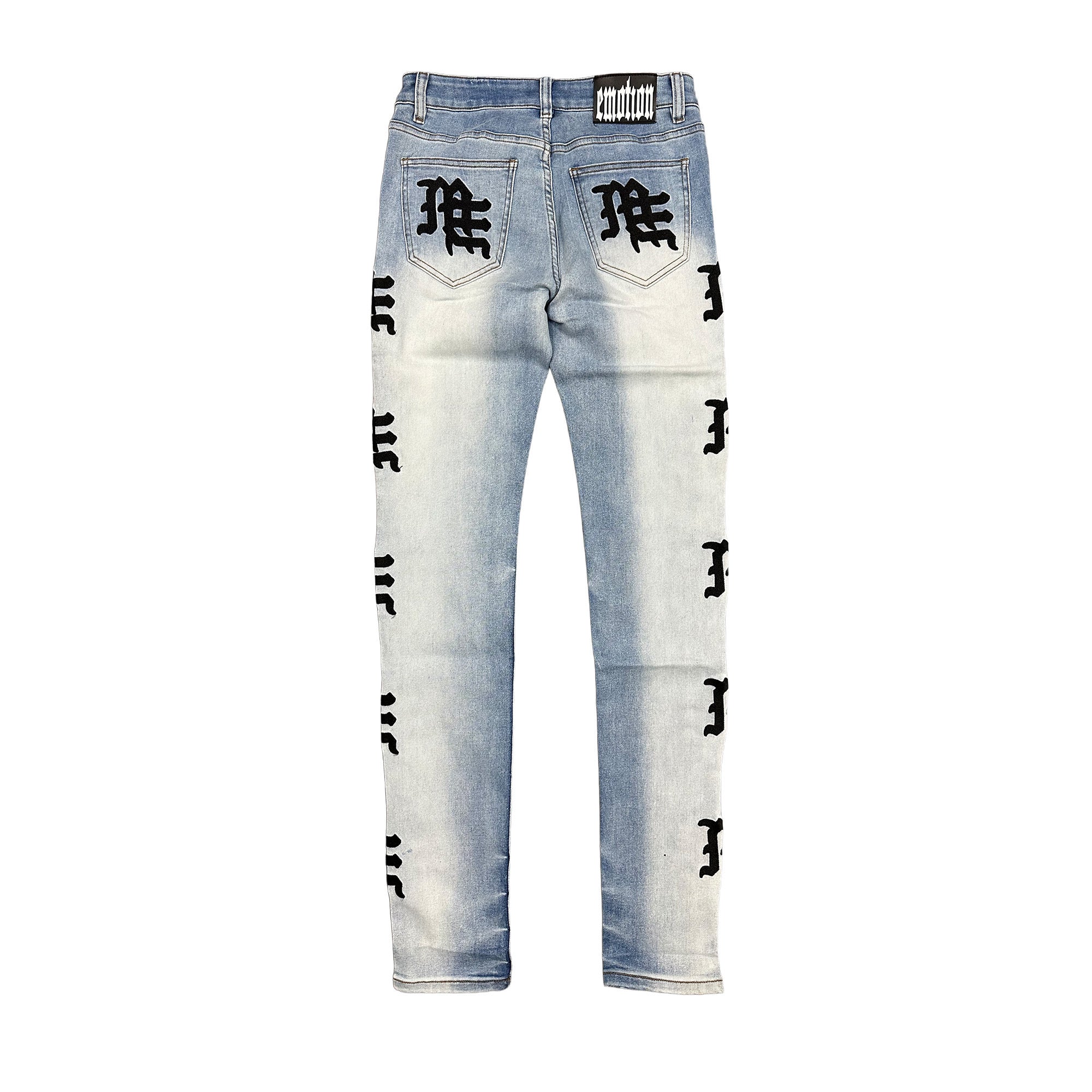 Monogram Denim Light Blue Wash - Image 6