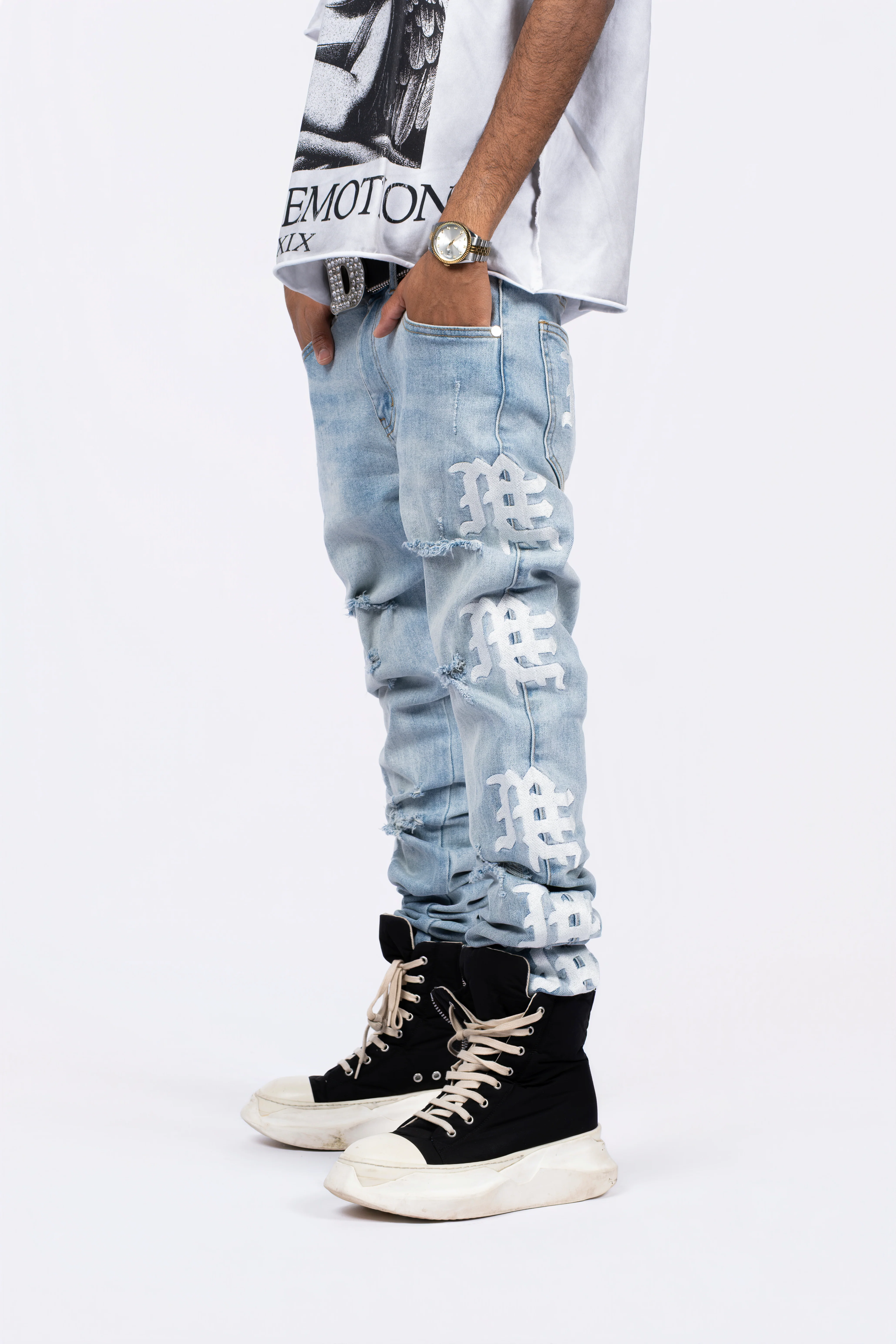 ‘Sea’ Monogram Denim - Image 4