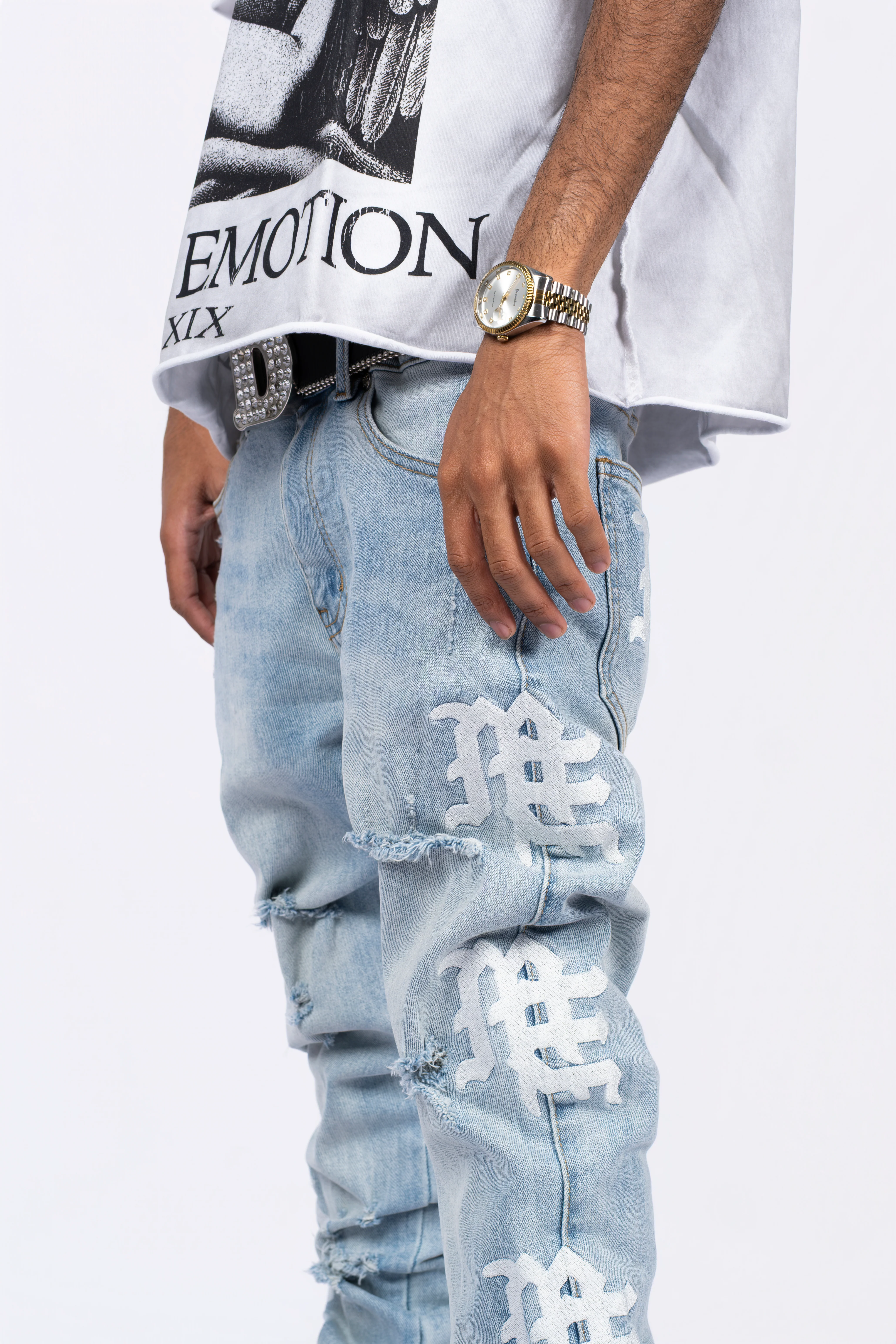 ‘Sea’ Monogram Denim - Image 5